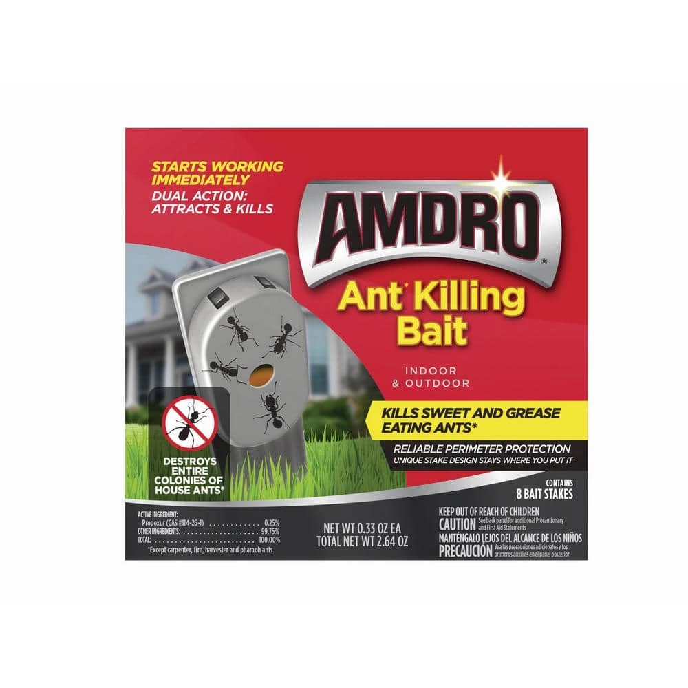 Ant Killer Bait Stakes (8-Count) by AMDRO 3 Ant Killer Bait Stakes (8-Count) by AMDRO