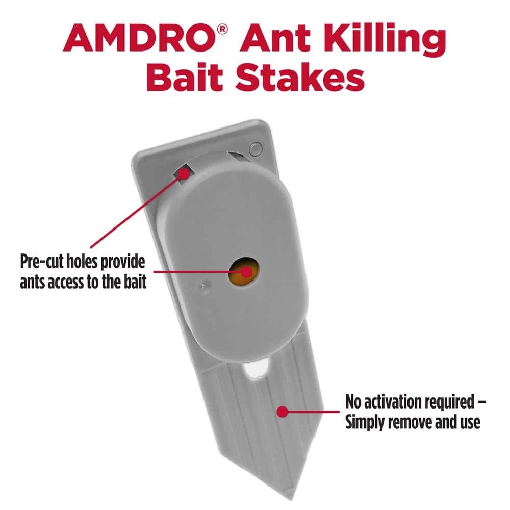 Ant Killer Bait Stakes (8-Count) by AMDRO 5 Ant Killer Bait Stakes (8-Count) by AMDRO - Image 3
