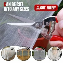 10 ft. x 100 ft. Bug Net Insect Bird Netting, Garden Netting Protect Plants Fruits Flowers by Bigroof -Pest Control Sales animal barriers 246000042 thd fa 1000