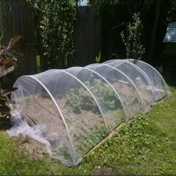 6.5 ft. x 15 ft. of Mesh Netting Standard Insect Screen and Garden Netting Against Bugs, Birds and Squirrels, White by Agfabric -Pest Control Sales animal barriers inp65015w 1f 1000