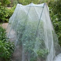 6.5 ft. x 15 ft. of Mesh Netting Standard Insect Screen and Garden Netting Against Bugs, Birds and Squirrels, White by Agfabric -Pest Control Sales animal barriers inp65015w fa 1000