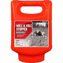 Mole and Vole Stopper Animal Repellent, 5# Ready-to-Use Granular ShakerJug by ANIMAL STOPPERS