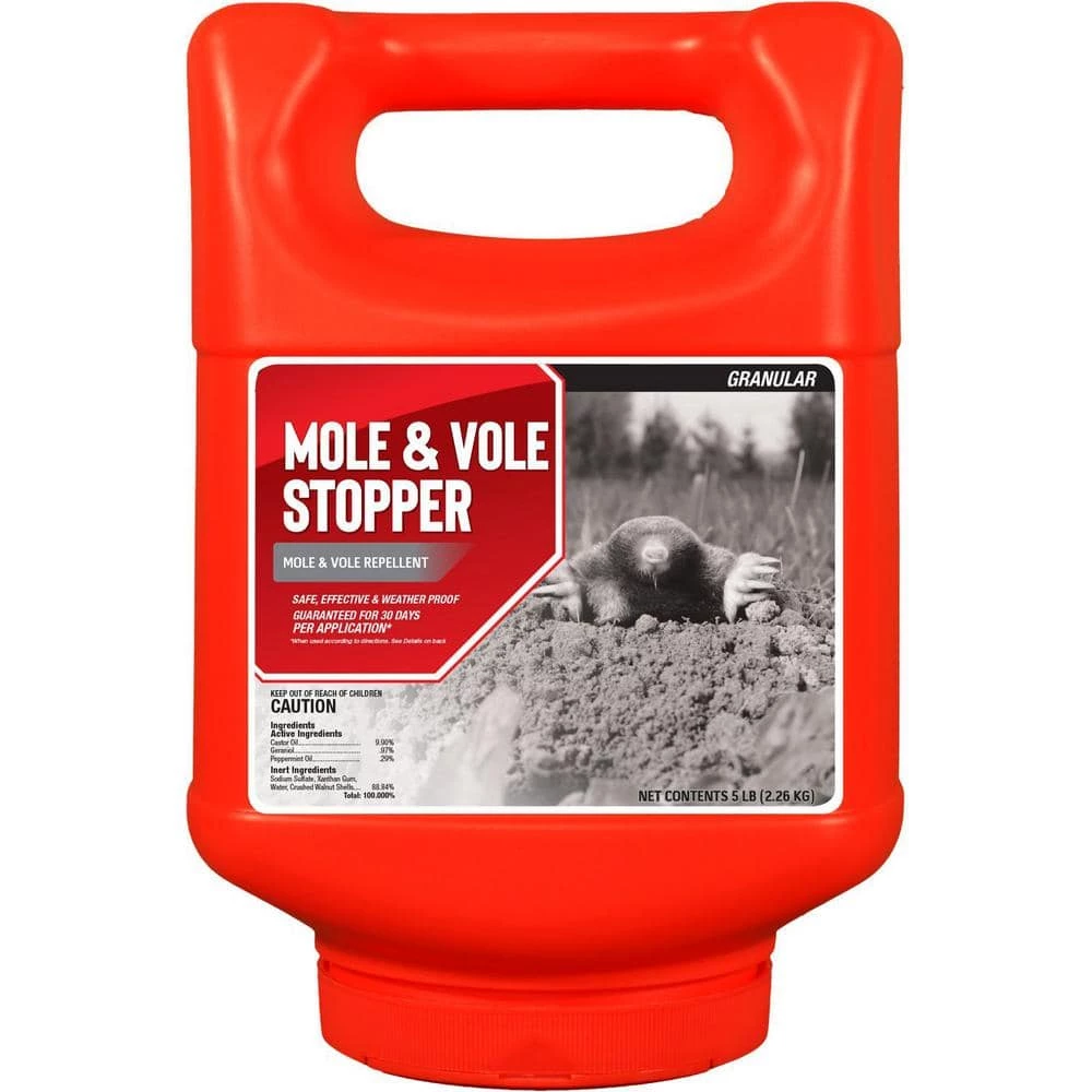 Mole and Vole Stopper Animal Repellent, 5# Ready-to-Use Granular ShakerJug by ANIMAL STOPPERS 3 Mole and Vole Stopper Animal Repellent, 5# Ready-to-Use Granular ShakerJug by ANIMAL STOPPERS