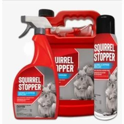 Squirrel Stopper Animal Repellent, Gallon Ready-to-Use with Nested Sprayer by ANIMAL STOPPERS -Pest Control Sales animal stoppers animal repellents sq u 128 fa 1000