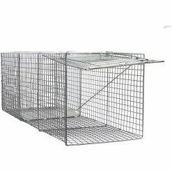 Large One Door Catch Release Heavy-Duty Humane Cage Live Animal Traps for Foxes and Other Similar Sized Animals by LifeSupplyUSA