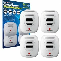 Classic Ultrasonic Electronic Indoor Pest Repeller (4-Pack) by Bell + Howell