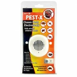 Pest-X Electronic Ultrasonic Pest Repeller 500 sq. ft. Rodents Mice Rats Insects Ants Spiders Safe Pest Control by Bird-X