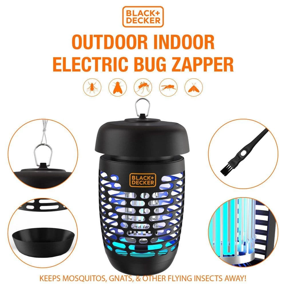 Indoor/Outdoor Bug Zapper Mosquito and Fly Trap by BLACK+DECKER 7 Indoor/Outdoor Bug Zapper Mosquito and Fly Trap by BLACK+DECKER - Image 5