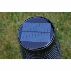 Solar Insect Killer Torch with LED Flame Effect by PIC -Pest Control Sales black pic citronella candles torches dfst 4f 1000