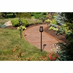 Solar Insect Killer Torch with LED Flame Effect by PIC -Pest Control Sales black pic citronella candles torches dfst 76 1000