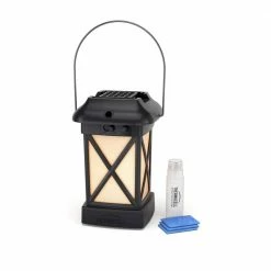 Mosquito Repellent Patio Shield Lantern 15 Ft. Coverage and Deet Free by Thermacell -Pest Control Sales black thermacell citronella candles torches 100522899 66 1000