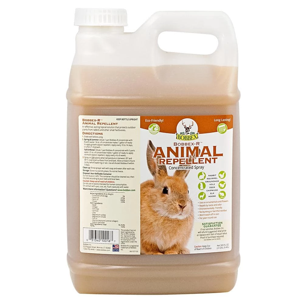 2.5 Gal. Bobbex-R Animal Repellent Concentrated Spray 3 2.5 Gal. Bobbex-R Animal Repellent Concentrated Spray