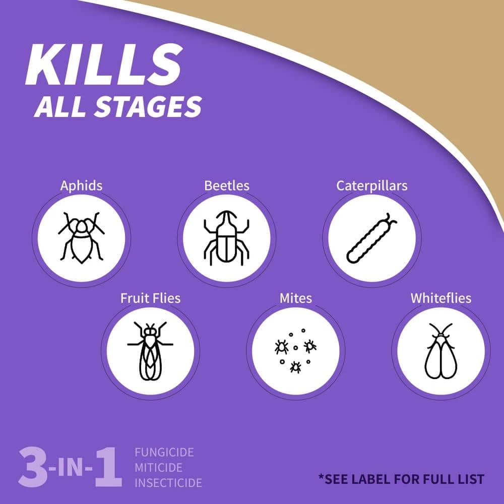 32 oz. Neem Oil Fungicide, Miticide and Insecticide Ready-To-Use by Bonide 5 32 oz. Neem Oil Fungicide, Miticide and Insecticide Ready-To-Use by Bonide - Image 3