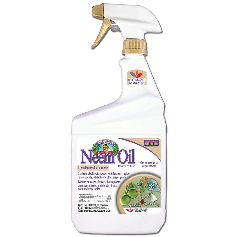32 oz. Neem Oil Fungicide, Miticide and Insecticide Ready-To-Use by Bonide 3 32 oz. Neem Oil Fungicide, Miticide and Insecticide Ready-To-Use by Bonide