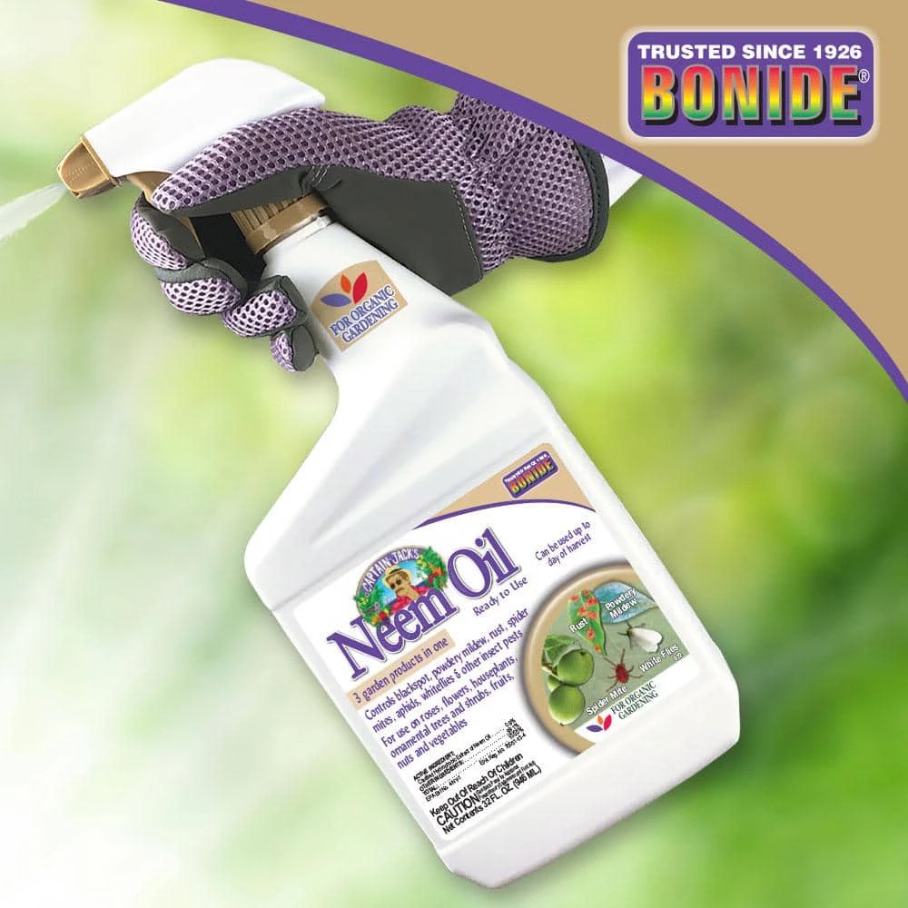 32 oz. Neem Oil Fungicide, Miticide and Insecticide Ready-To-Use by Bonide 8 32 oz. Neem Oil Fungicide, Miticide and Insecticide Ready-To-Use by Bonide - Image 6