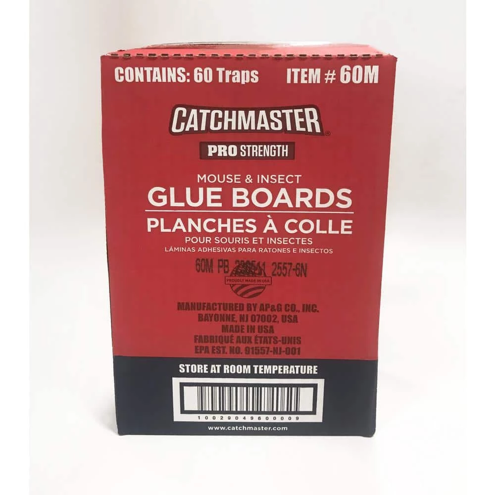 Mouse Size Bulk Glue Boards (Case of 60 ) by Catchmaster 5 Mouse Size Bulk Glue Boards (Case of 60 ) by Catchmaster - Image 3