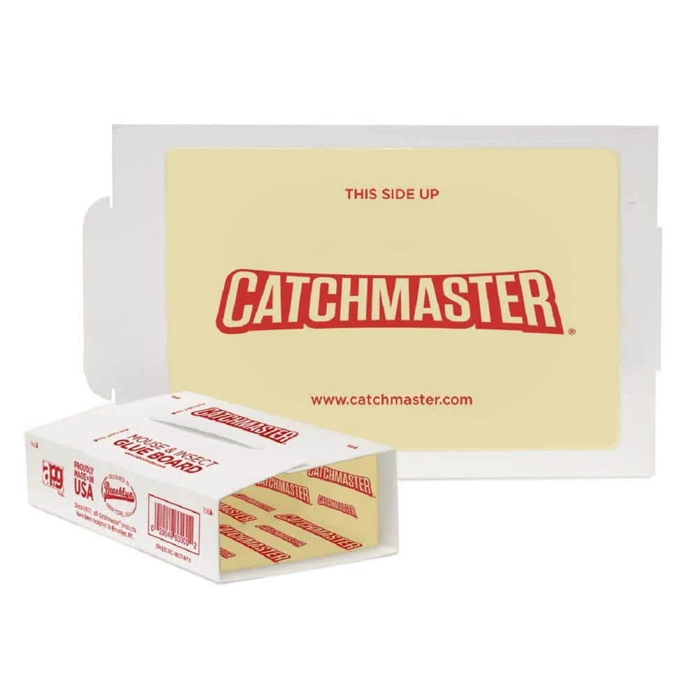 Mouse Size Bulk Glue Boards (Case of 60 ) by Catchmaster 3 Mouse Size Bulk Glue Boards (Case of 60 ) by Catchmaster