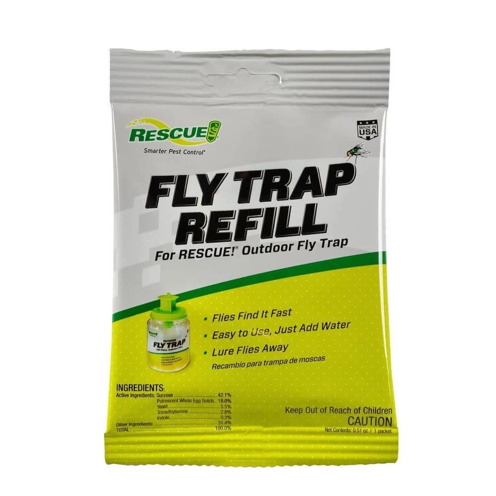 Outdoor Fly Trap Refill by RESCUE 3 Outdoor Fly Trap Refill by RESCUE