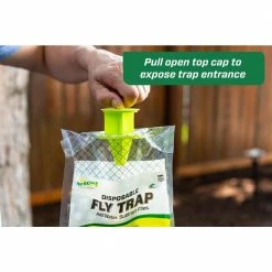 Outdoor Disposable Fly Trap by RESCUE 12 Outdoor Disposable Fly Trap by RESCUE -Pest Control Sales clear rescue insect traps ftd db12 4f 1000