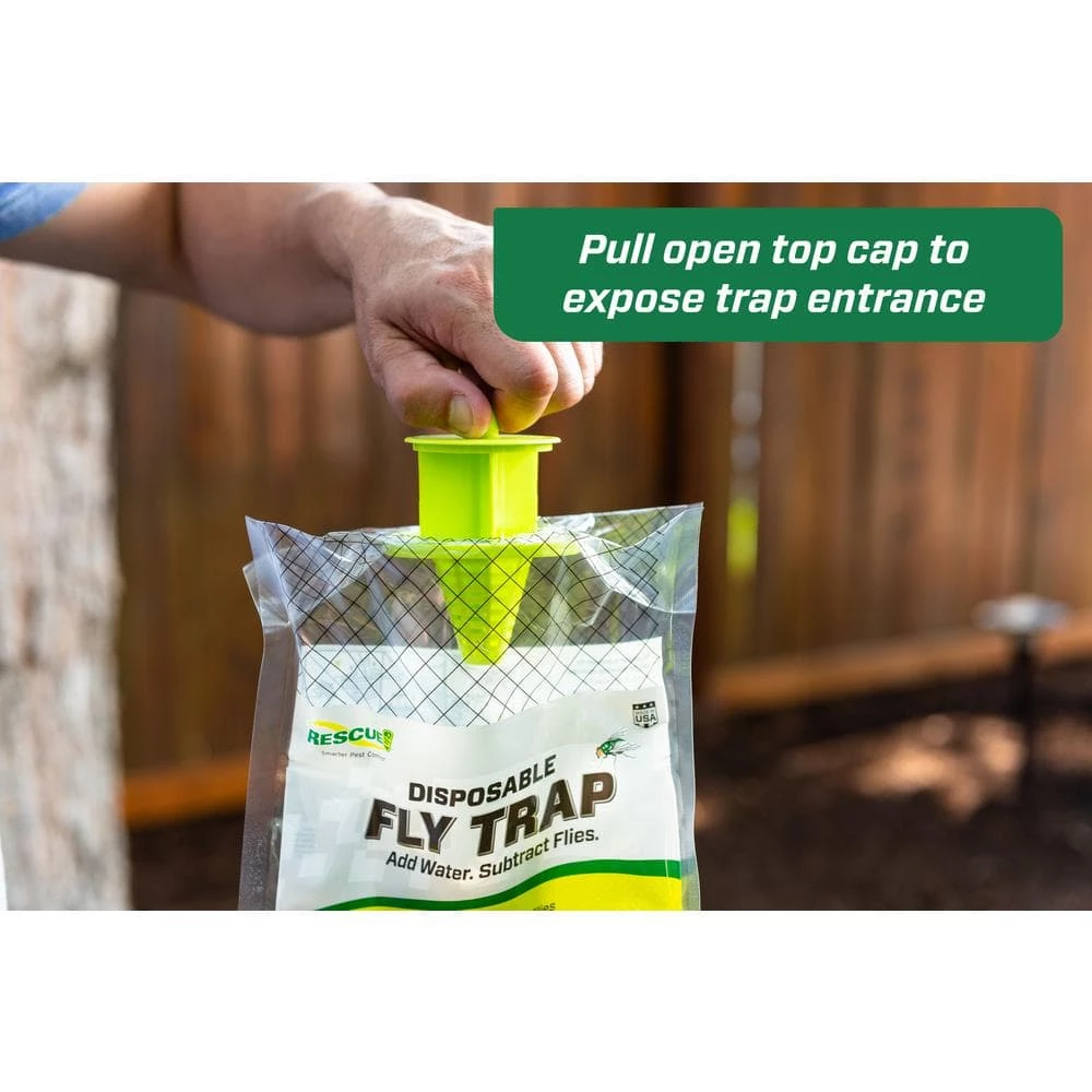 Outdoor Disposable Fly Trap by RESCUE 6 Outdoor Disposable Fly Trap by RESCUE - Image 4