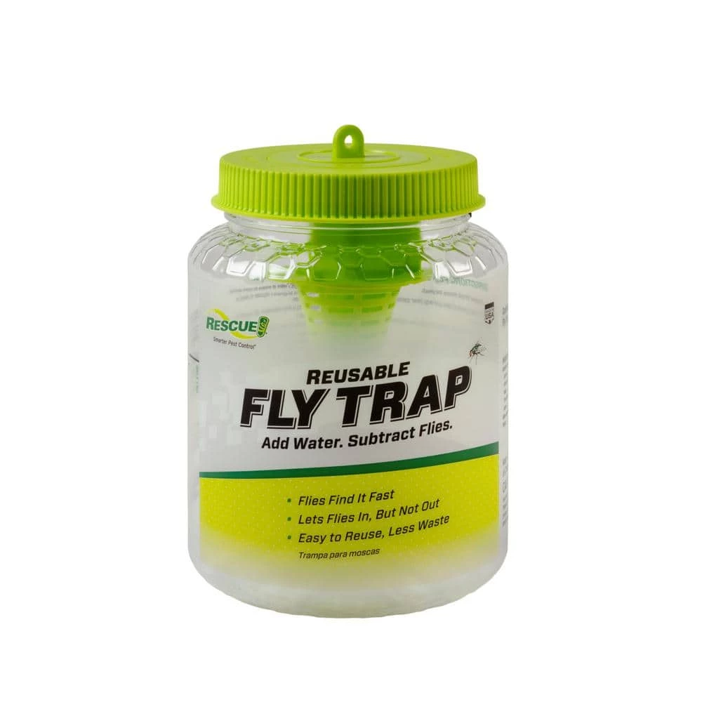 Outdoor Reusable Fly Trap by RESCUE 3 Outdoor Reusable Fly Trap by RESCUE