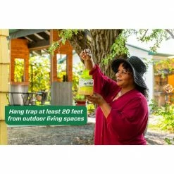 Outdoor Reusable Fly Trap by RESCUE 12 Outdoor Reusable Fly Trap by RESCUE -Pest Control Sales clear rescue insect traps ftr sf4 c3 1000