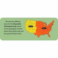 Disposable Yellowjacket Trap - West of the Rockies by RESCUE 18 Disposable Yellowjacket Trap - West of the Rockies by RESCUE -Pest Control Sales clear rescue insect traps yjtd db12 76 1000