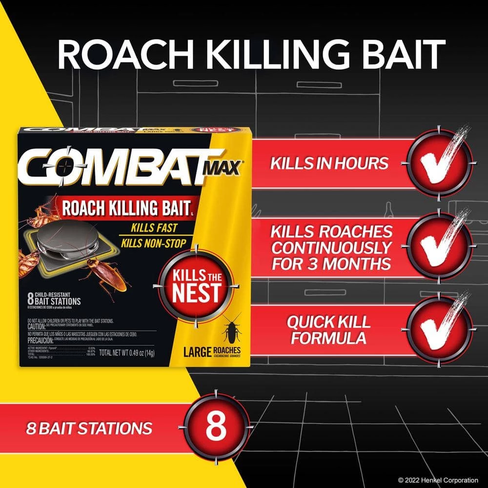 Source Kill Max 0.49 oz. Large Roach Trays (8-Pack) by COMBAT 7 Source Kill Max 0.49 oz. Large Roach Trays (8-Pack) by COMBAT - Image 5
