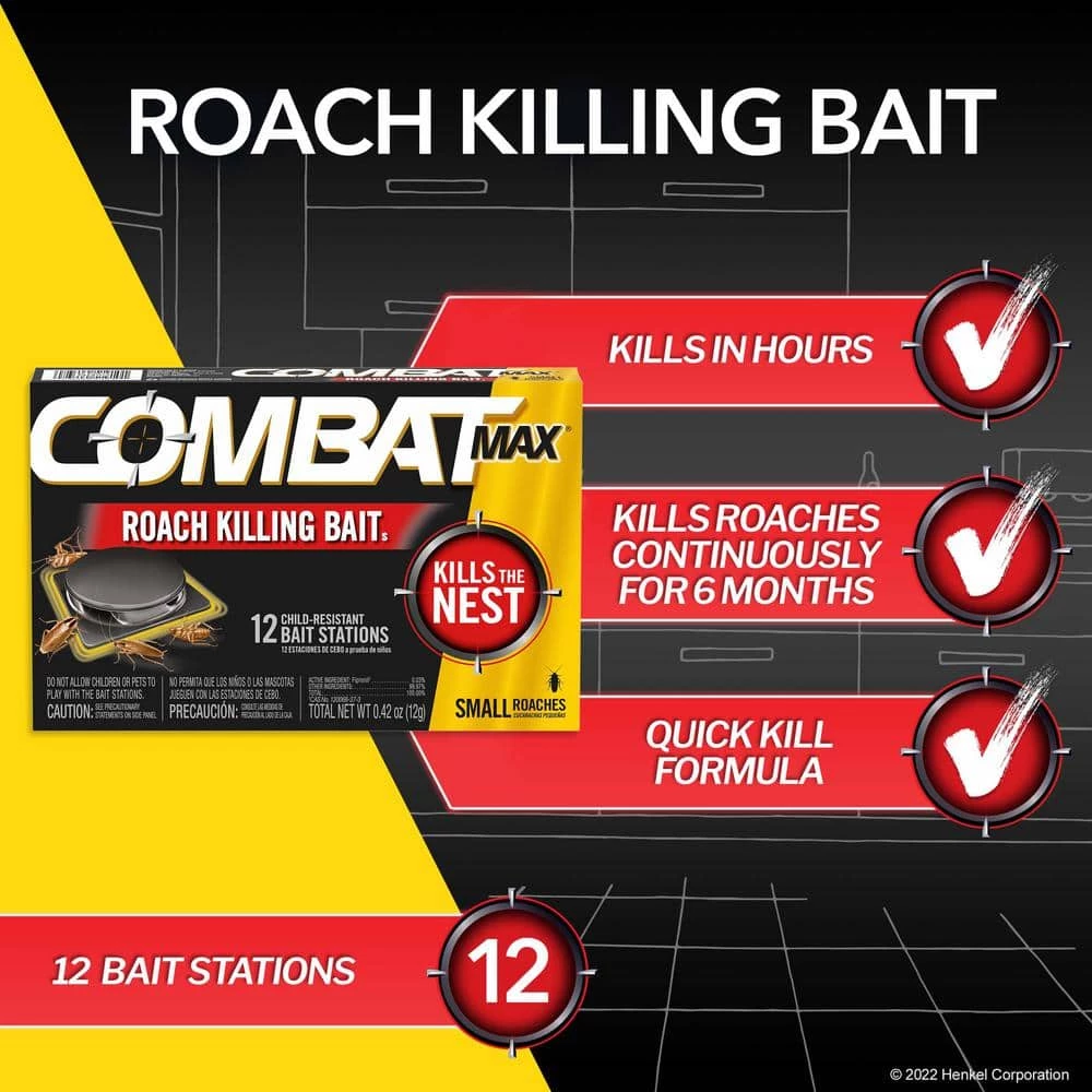 Source Kill Max Small Roach Bait (12-Count) by COMBAT 6 Source Kill Max Small Roach Bait (12-Count) by COMBAT - Image 4