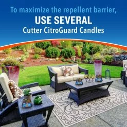 20 oz. CitroGuard Triple Wick Citronella Candle by Cutter -Pest Control Sales cutter citronella candles hg 95784 7 77 1000