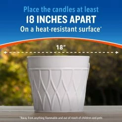 17 oz. Citro Guard Bucket Candle in White by Cutter 16 17 oz. Citro Guard Bucket Candle in White by Cutter -Pest Control Sales cutter citronella candles hg 96991 1d 1000