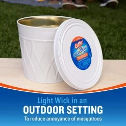 17 oz. Citro Guard Bucket Candle in White by Cutter 15 17 oz. Citro Guard Bucket Candle in White by Cutter -Pest Control Sales cutter citronella candles hg 96991 a0 1000