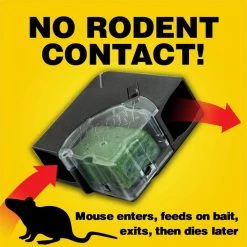 Corner Fit Refillable Mouse Bait Station (12 Refill) by d-CON 12 Corner Fit Refillable Mouse Bait Station (12 Refill) by d-CON -Pest Control Sales d con bait stations 19200 98666 44 1000
