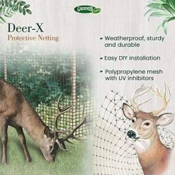 7 ft. x 100 ft. Deer-X Temporary Protective Netting by Dalen -Pest Control Sales dalen animal barriers dx 7 1f 1000