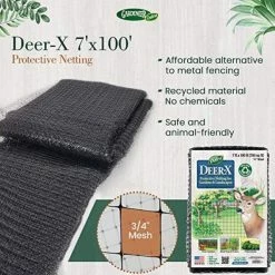 7 ft. x 100 ft. Deer-X Temporary Protective Netting by Dalen -Pest Control Sales dalen animal barriers dx 7 44 1000
