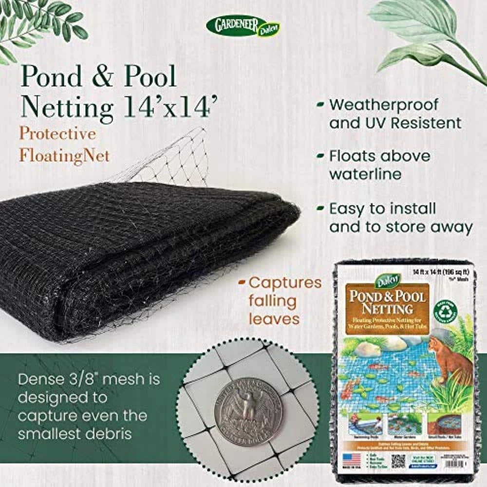 Pond & Pool Netting 14 ft X 14 ft by Dalen 4 Pond & Pool Netting 14 ft X 14 ft by Dalen - Image 2