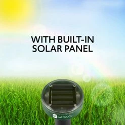 Outdoor Solar Sonic Mole Repellent - Remove Groundhogs, Rats, Mice, Snakes From Your Gardens, Lawns and Yards (2-Pack) by DARTWOOD -Pest Control Sales dartwood animal repellents solarmolerepel2pkus 44 1000