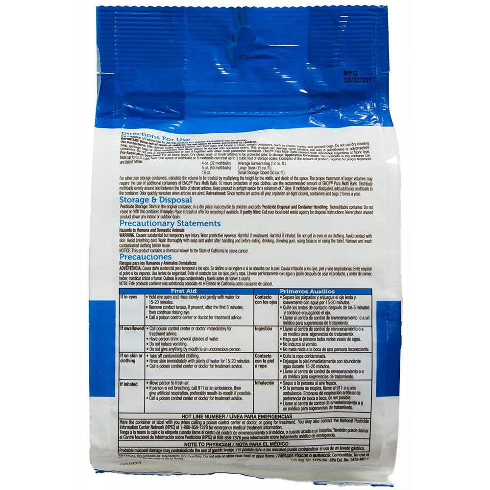 20 oz. Para Moth Balls Box by ENOZ 4 20 oz. Para Moth Balls Box by ENOZ - Image 2