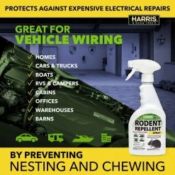 20 oz. Rodent Repellent Essential Oil Spray (2 Pack) by Harris 12 20 oz. Rodent Repellent Essential Oil Spray (2 Pack) by Harris -Pest Control Sales harris animal repellents 2grr 20 1f 1000