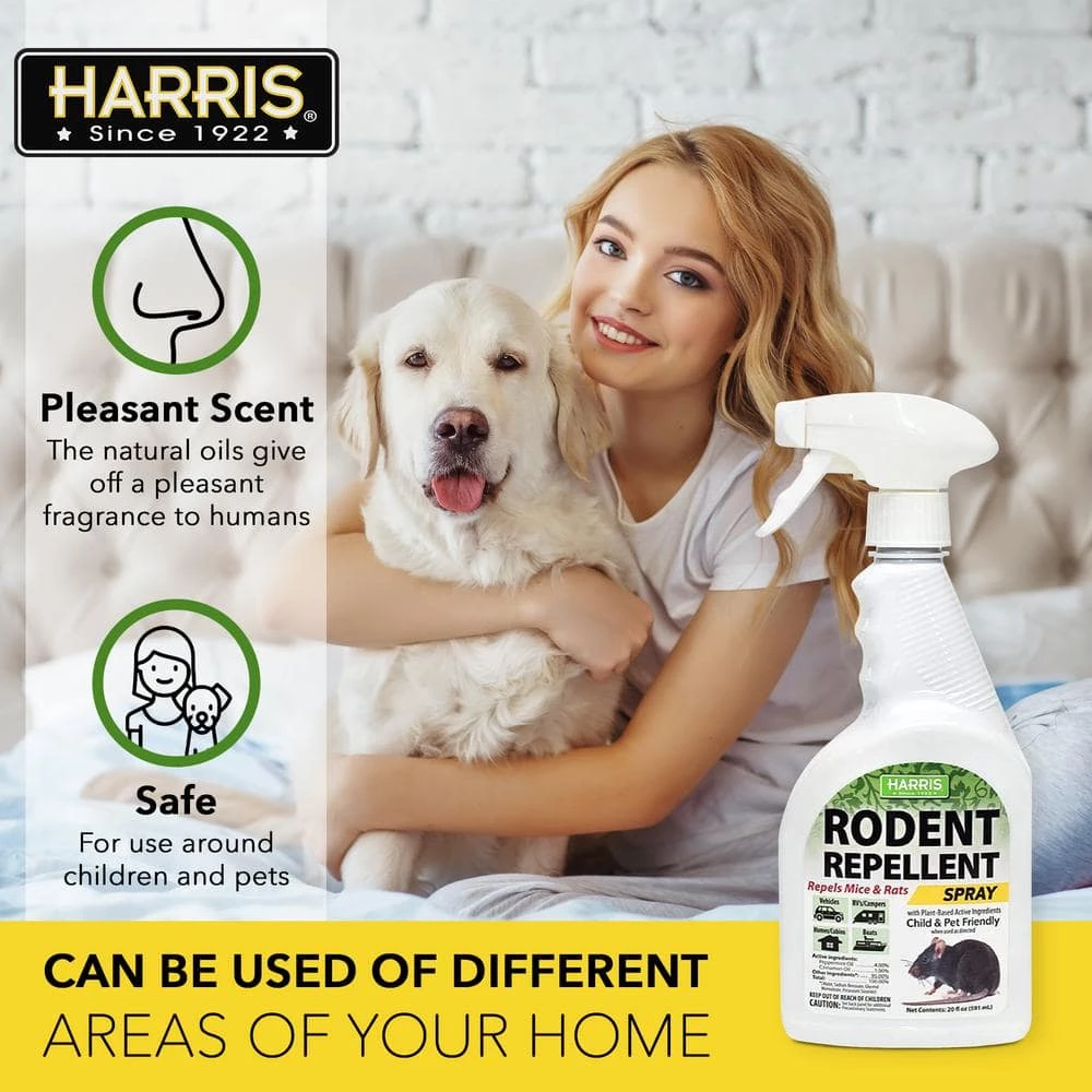 20 oz. Rodent Repellent Essential Oil Spray (2 Pack) by Harris 7 20 oz. Rodent Repellent Essential Oil Spray (2 Pack) by Harris - Image 5