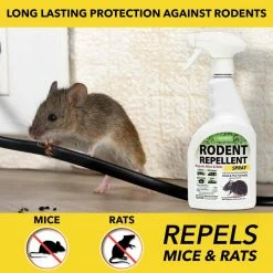 20 oz. Rodent Repellent Essential Oil Spray (2 Pack) by Harris 11 20 oz. Rodent Repellent Essential Oil Spray (2 Pack) by Harris -Pest Control Sales harris animal repellents 2grr 20 4f 1000