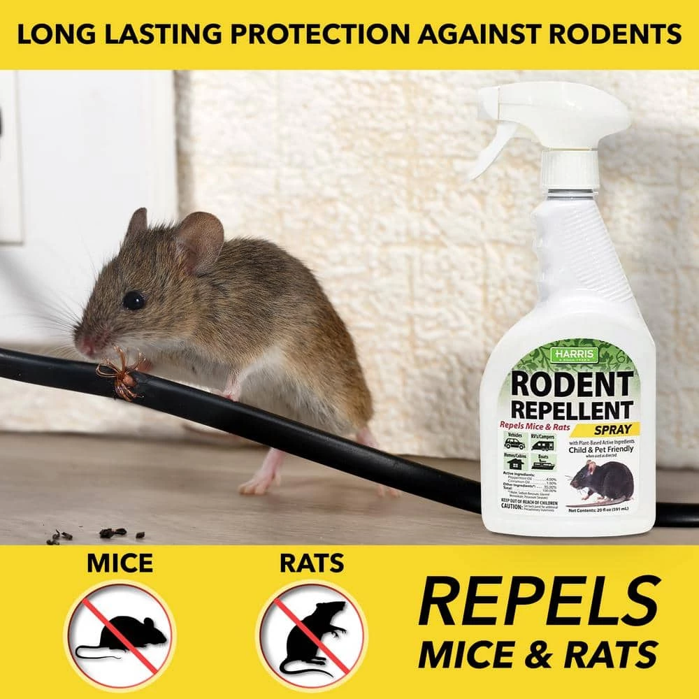 20 oz. Rodent Repellent Essential Oil Spray (2 Pack) by Harris 5 20 oz. Rodent Repellent Essential Oil Spray (2 Pack) by Harris - Image 3