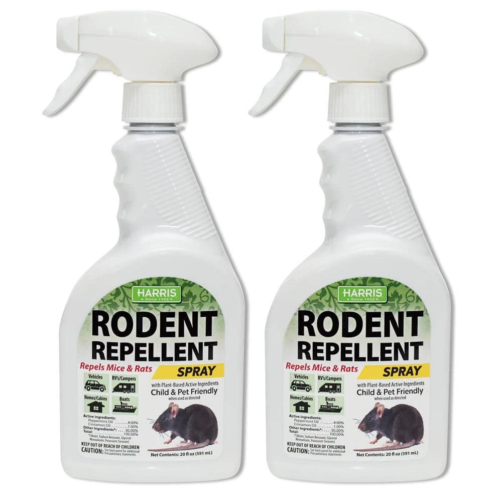 20 oz. Rodent Repellent Essential Oil Spray (2 Pack) by Harris 3 20 oz. Rodent Repellent Essential Oil Spray (2 Pack) by Harris