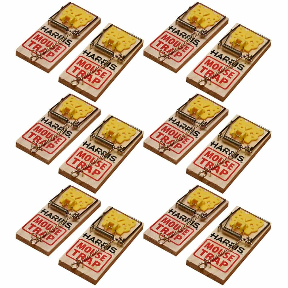 Mouse Snap Trap (12-Pack) by Harris 3 Mouse Snap Trap (12-Pack) by Harris
