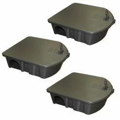 Rat and Mouse Bait Station (3-Pack) by Harris