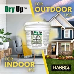 4 lbs. Dry Up Rat and Mouse Killer Pellets (4 oz. 16-Pack) by Harris -Pest Control Sales harris bait stations dry buck16 1f 1000