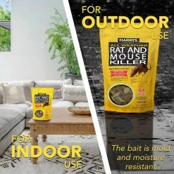 4 lbs./64 Bars All Weather Rat and Mouse Killer by Harris -Pest Control Sales harris bait stations hrb 64 44 1000