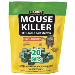 Mouse Killer Bars with Refill Bait Station (20-Pack) by Harris
