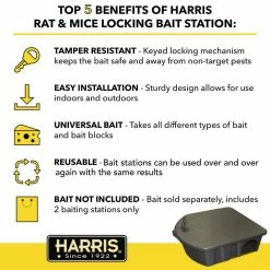 Rat and Mouse Bait Station by Harris 12 Rat and Mouse Bait Station by Harris -Pest Control Sales harris bait stations ratbox 44 1000
