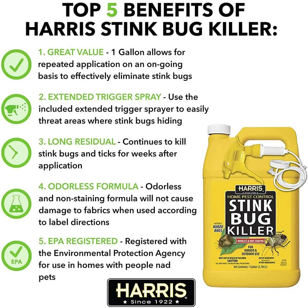 1 Gal. Stink Bug Killer (2-Pack) by Harris 4 1 Gal. Stink Bug Killer (2-Pack) by Harris - Image 2